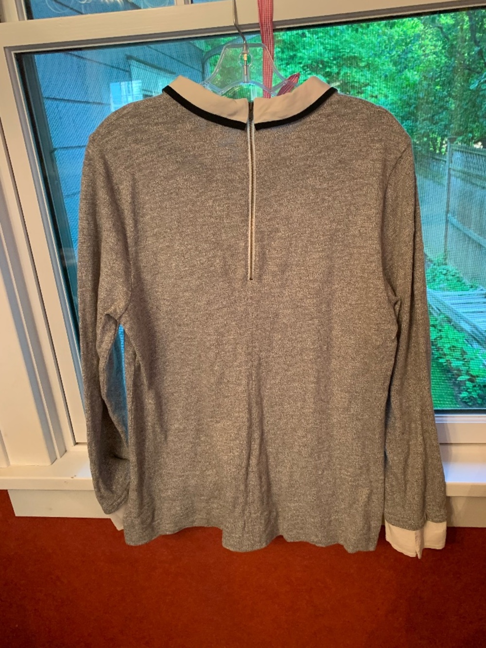 JCREW Peter Pan Collared Sweatshirt - Picture 4 of 9